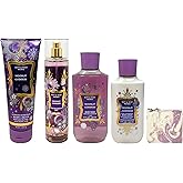 Bath & Body Works Moonlit Goddess - Body Cream, Fragrance Mist, Body Wash and Body Lotion - with a Lavender Dream Bar Soap