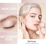 Oulac Shimmer Eyeshadow Pearl Finish Duo Purity 06g P06 Vegan Waterproof view 2