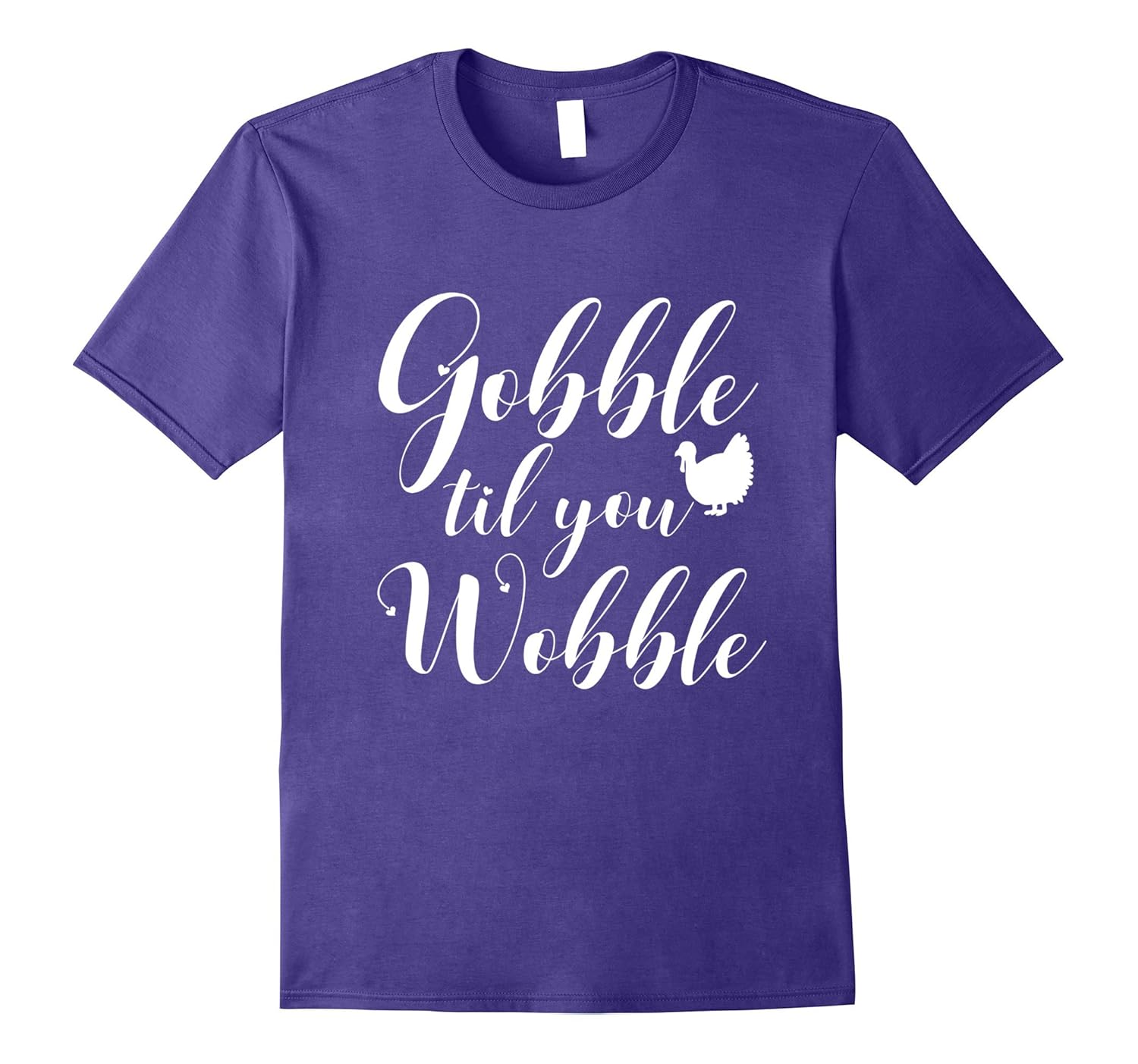 Cute Thanksgiving Turkey TShirt Gobble Till You Wobble Gift-ANZ