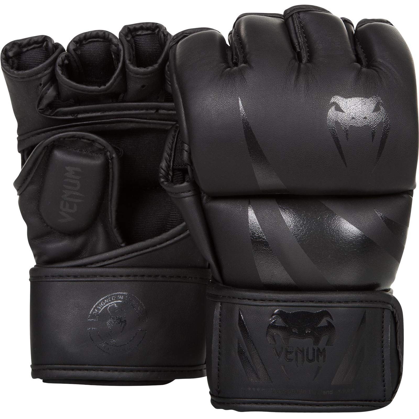 Venum, Challenger MMA Gloves, Unisex Adult, L/XL, Matte/Black