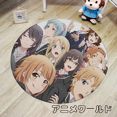 Amazon Co Jp アニメワールド カーペット やはり俺の青春ラブコメはまちがっている 一色いろは 雪ノ下陽乃 三浦優美子 川崎沙希 ドアマット 玄関マット ラグ マット 漫画 折り畳み可能 洗える 床保護マット カスタム可能 60cm ホビー