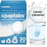 cpaptabs CPAP Mask Cushion Cleaner Tablets by resplabs - 30 Tablets (1-Month Supply) - Compatible with CPAP Masks, Tubing & A