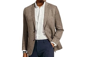 PJ PAUL JONES Mens Blazer Casual Sport Coats Regular Fit Two Button Suit Jacket Lightweight Sports Jacket