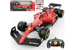 Voltz Toys Authentic Licensed 1:18 Ferrari F1 75 Remote Control Car - F1 Collection RC car Series for Kids and Adults - 2.4GHz RC Car for Gift (1:18 Ferrari F1 75)