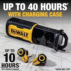 DEWALT Heavy Duty Bluetooth Jobsite Pro X2 ANC True