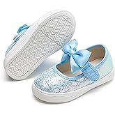 Felix & Flora Toddler/Little Kid Girls Running Shoes Glitter Sneakers Princess Fashion Casual Sports Shoes
