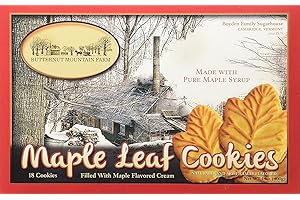 Butternut Mountain Farm Maple Leaf Cookies (Pack 2)
