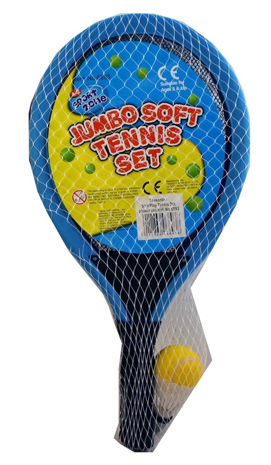 Amazon.com: A to Z 06893 Jumbo Soft Tennis Set: Toys & Games