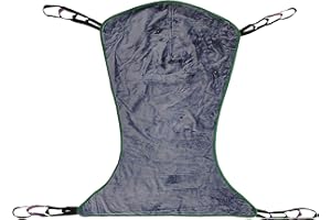 Tuffcare Full Body Sling (Medium) Compatible with Tuffcare, Hoyer, Invacare, McKesson, Drive, Lumex, Medline, Joerns and Other Patient Lifts, Oversize Fit Solid Fabric Polyester Patient Lift Slings