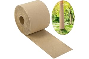 Adnee 100Ft x 4In Lengthen Tree Protector Paper Wrap,Weather Resistant Tree Wrap Rolls to Keep Moisture,Trees Trunk Bandage Cover for Protecting from Frost Sun Bugs