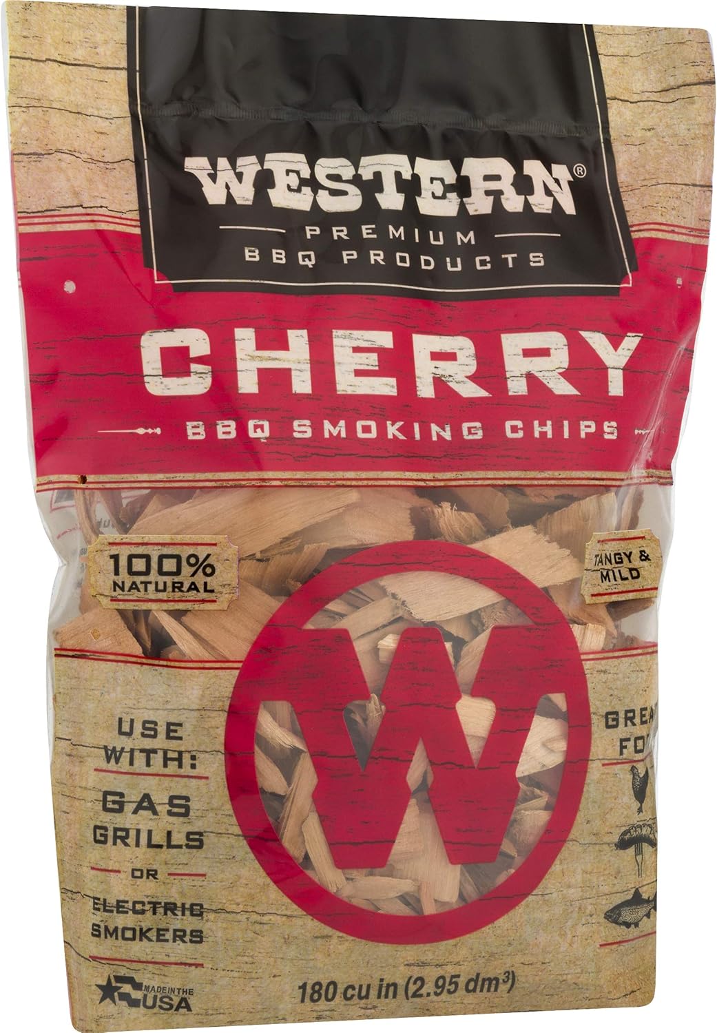 Western Premium BBQ Products BBQ Smoking Chips Variety Pack, 4 Pack : Garden & Outdoor
