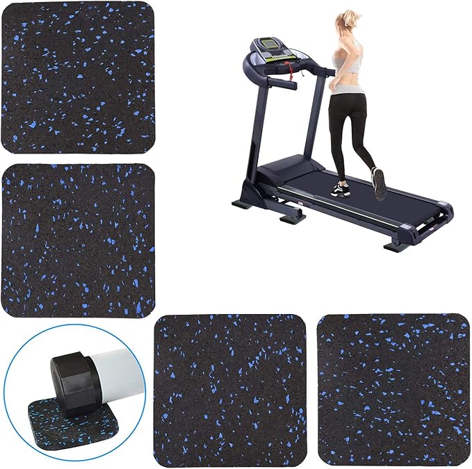 Treadmill Mat Heavy Exercise Equipment Mat High Density Rubber Sturdy