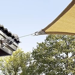Amgo 39' x 47' x 61.07' Beige Triangle Super Ring