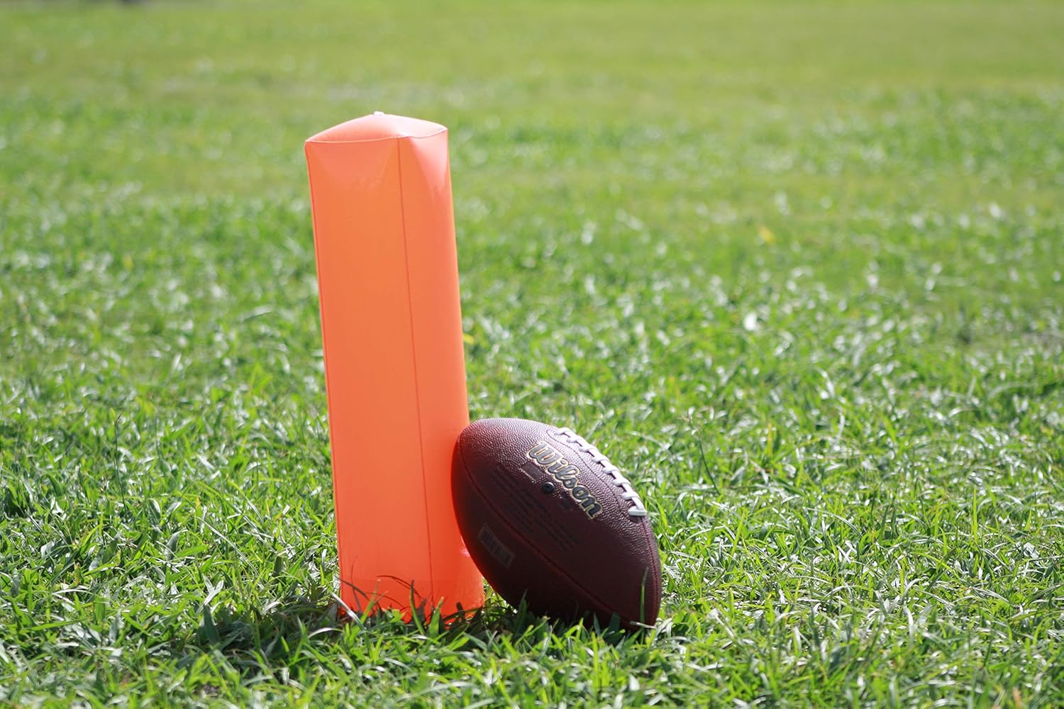  FanTeeStixx Football Pylon Marking Cone 4Pack Orange Football