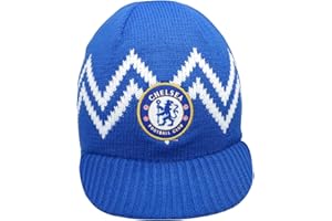 RhinoxGroup Compatible with Chelsea Officially Licensed Soccer Beanie 03 Blue