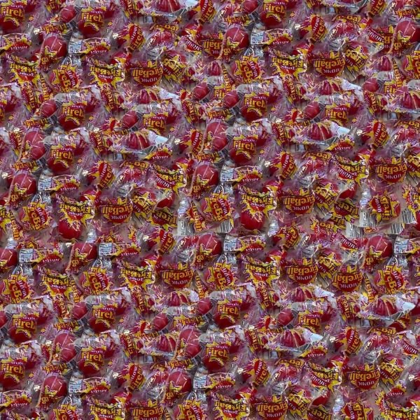 CANDYKRAVE ATOMIC FIREBALLS CANDY IN BULK – 2 LB CINNAMON FLAVORED FIRE BALLS HARD CANDY – JAWBREAKERS CANDY INDIVIDUALLY WRAPPED