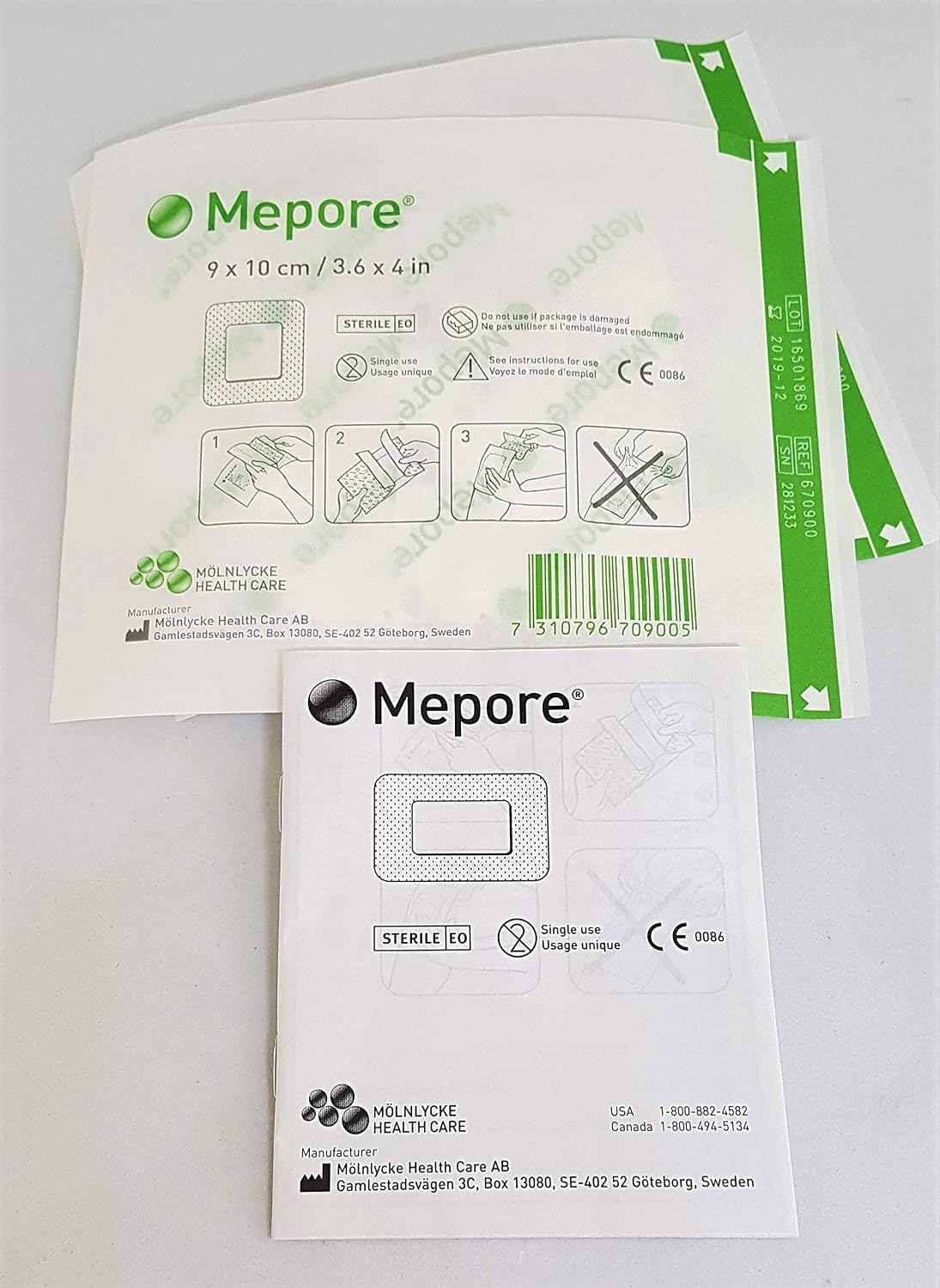 MediSale Ltd Adhesive Sterile Wound Dressings **Pack of 10**- Suitable for cuts and grazes Diabetic Leg ulcers - Image 5