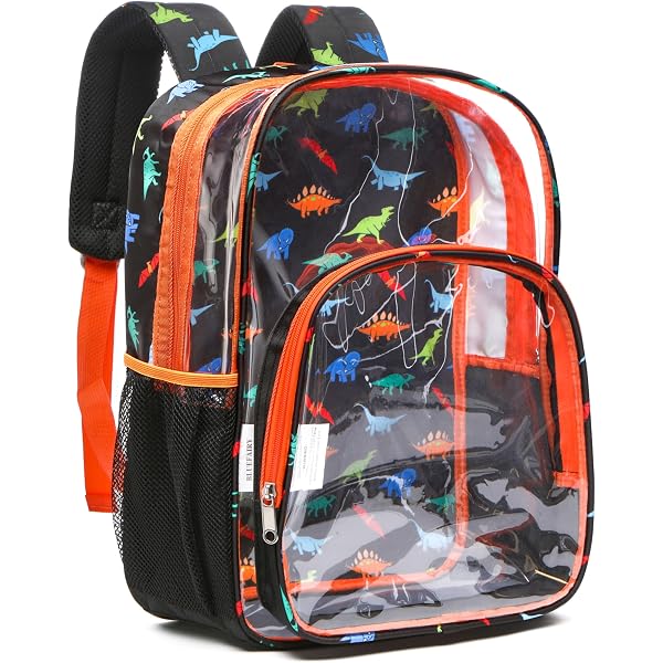 Kimwadalh Clear TPU Backpack – Large Transparent Bookbag For School, Work, Travel, Stadium Approved - View #2