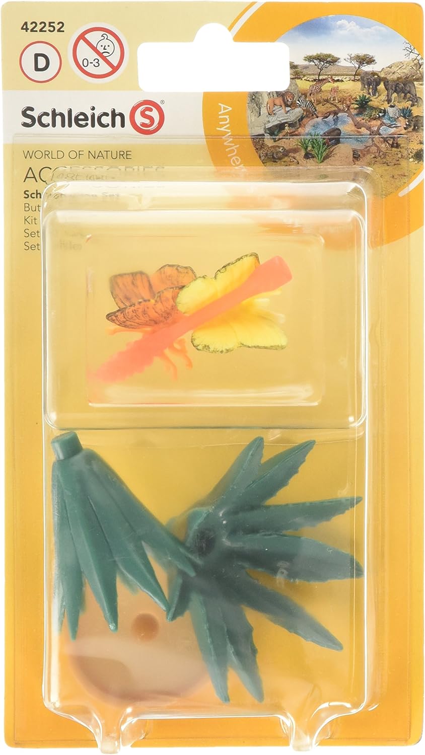 SCHLEICH 42252 - Wild Life Butterfly set