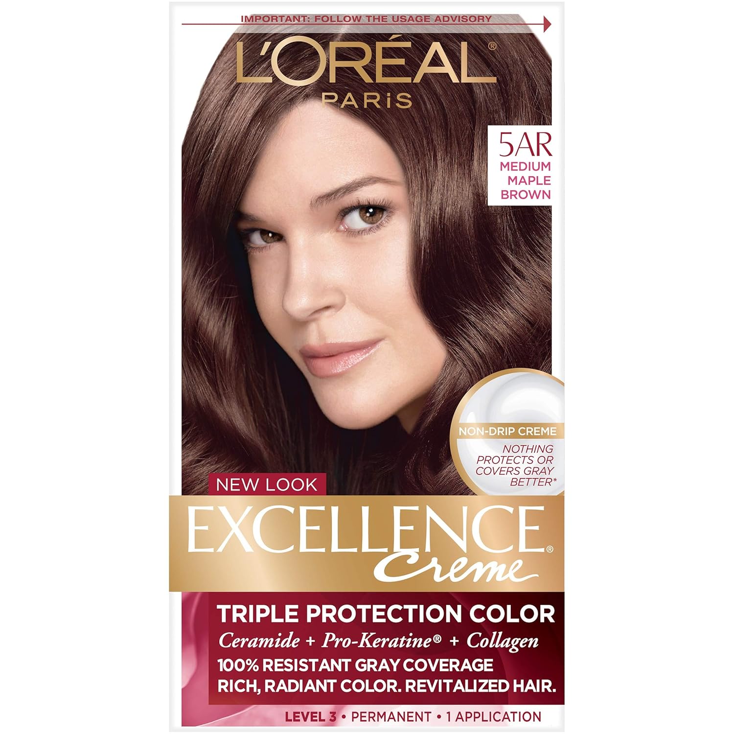 Amazon Com L Oreal Excellence Creme 5ar Velvet Brown Medium