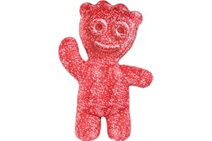 iscream Sour Patch Kids Embossed 8.5" x 6.25" Candy Character Mini Pillow, Red