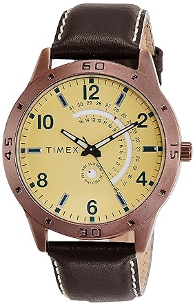 Analog Beige Dial Mens Watch - TW000U930