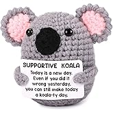 Easter Basket Essentials Stuffers Gifts for Kids Teens Boys Girls, Emotional Cheer Up Support Birthday Gifts, Inspirational Get Well Soon Sympathy Gift for Coworker Friend Women Positive Crochet Koala