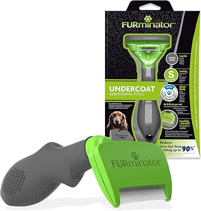 FURminator Undercoat deShedding Tool Small Long Hair Dogs 4.5-9 kg