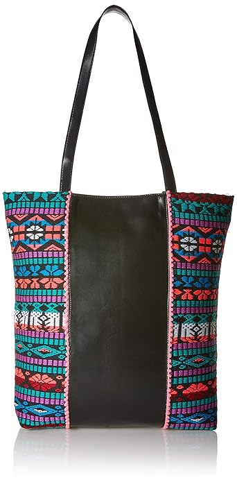 Kanvas Katha Womens Tote Bag (Multicolor)