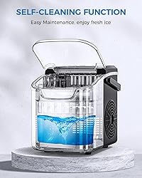COWSAR Ice Maker Countertop, Portable Ice Machine