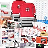 72HRS Deluxe Emergency Survival Kit - Heavy Duty 72 Hour Bug Out Bag Survival Kit for Earthquake, Hurricane, Tsunami, Winter,