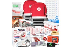 72HRS Deluxe Emergency Survival Kit - Heavy Duty 72 Hour Bug Out Bag Survival Kit for Earthquake, Hurricane, Tsunami, Winter,