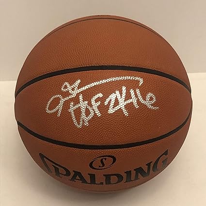 allen iverson autographed basketball