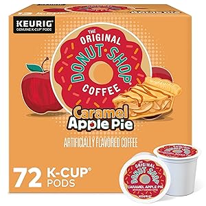 The Original Donut Shop Caramel Apple Pie Coffee, Single-Serve K-Cup Pods, 72 Count