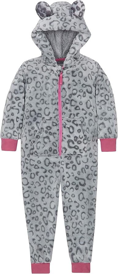 kids leopard print jumpsuit