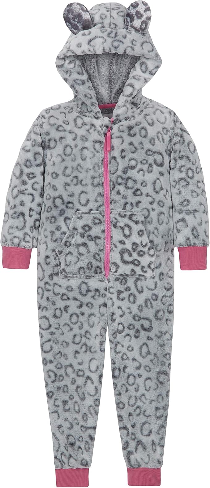 grey leopard print jumpsuit