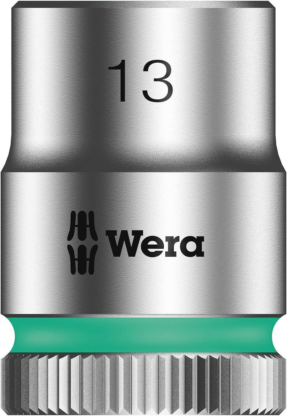 Zyklop Socket 3/8in Drive 13mm, Silver, 3/8", 13 mm