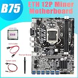 Lodokdre B75 ETH Miner Motherboard 12 PCIE to USB3.0 G550 CPU DDR3 LGA1155 view 4