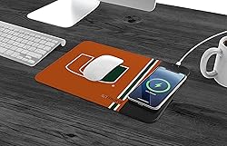 SOAR NCAA Wireless Charging Mouse Pad, Miami
