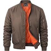 MAGNIVIT Men's Bomber Jacket Fall Winter Military Jacket and Coats Outwear