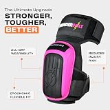 Thunderbolt Knee Pads Pro Double Gel Thick Foam Adjustable Non-Slip Straps view 3