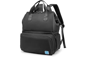Ezgnuk Travel Backpack for Xbox Series X Console with 2 Large Storage Spaces for Controller, Cables, Other Accessories