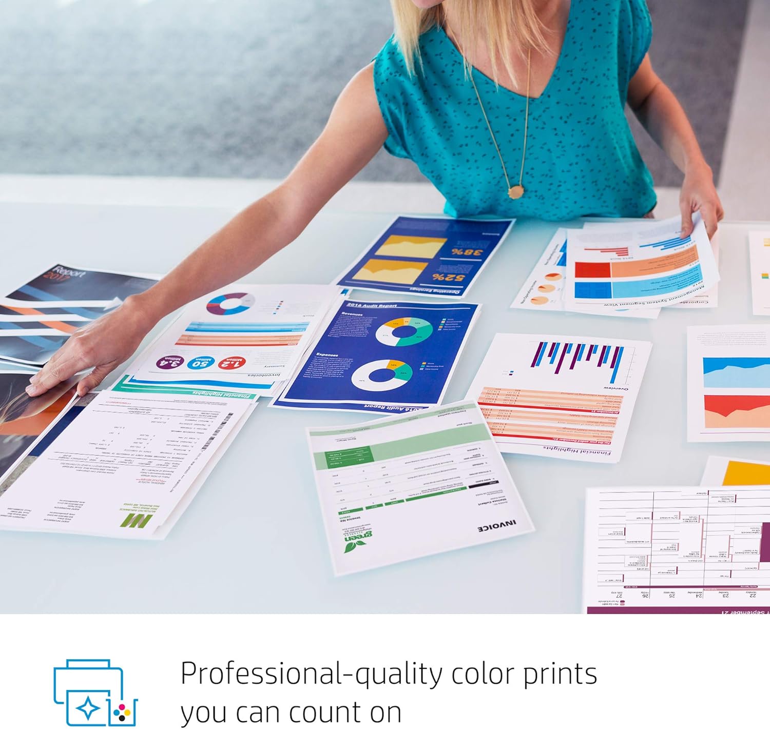 HP Color LaserJet Pro M255dw Wireless Laser Printer, Remote Mobile Print, Duplex Printing, Works with Alexa (7KW64A): Electronics