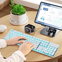 iTastatur Typewriter Keyboard 104-key White Square