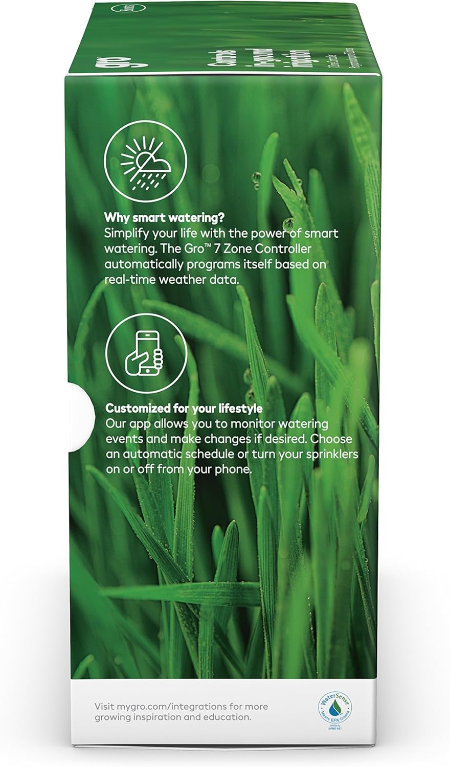 Gro 7 Zone Controller - Smart Sprinkler : Garden & Outdoor