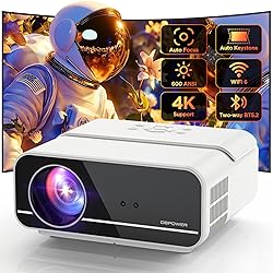 [Auto Focus/Keystone] DBPOWER Projector 4K with 5G