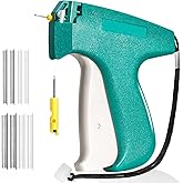 ANTAND Stitch Gun for Clothes, Micro Tagging Gun for Clothing, Handheld Tag Gun Quick Stitch Sewing Gun, Quick Clothing Fixer Includes 2 Needles, 4.4mm 480 Pcs and 5.4mm 480 Pcs Black White Fasteners