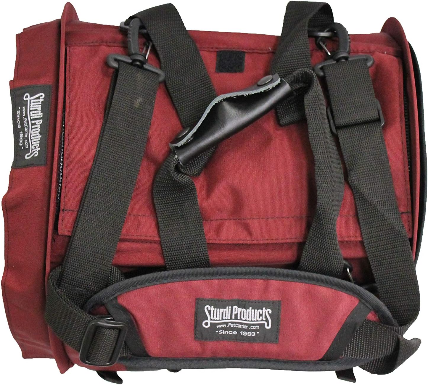 STURDI PRODUCTS SturdiBag Cube Pet Carrier, Large, Bordeaux : Pet Supplies