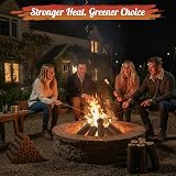Topline High Energy Heat Logs 12 Pack Ultra Dry Compressed Wood Fuel Stoves view 7