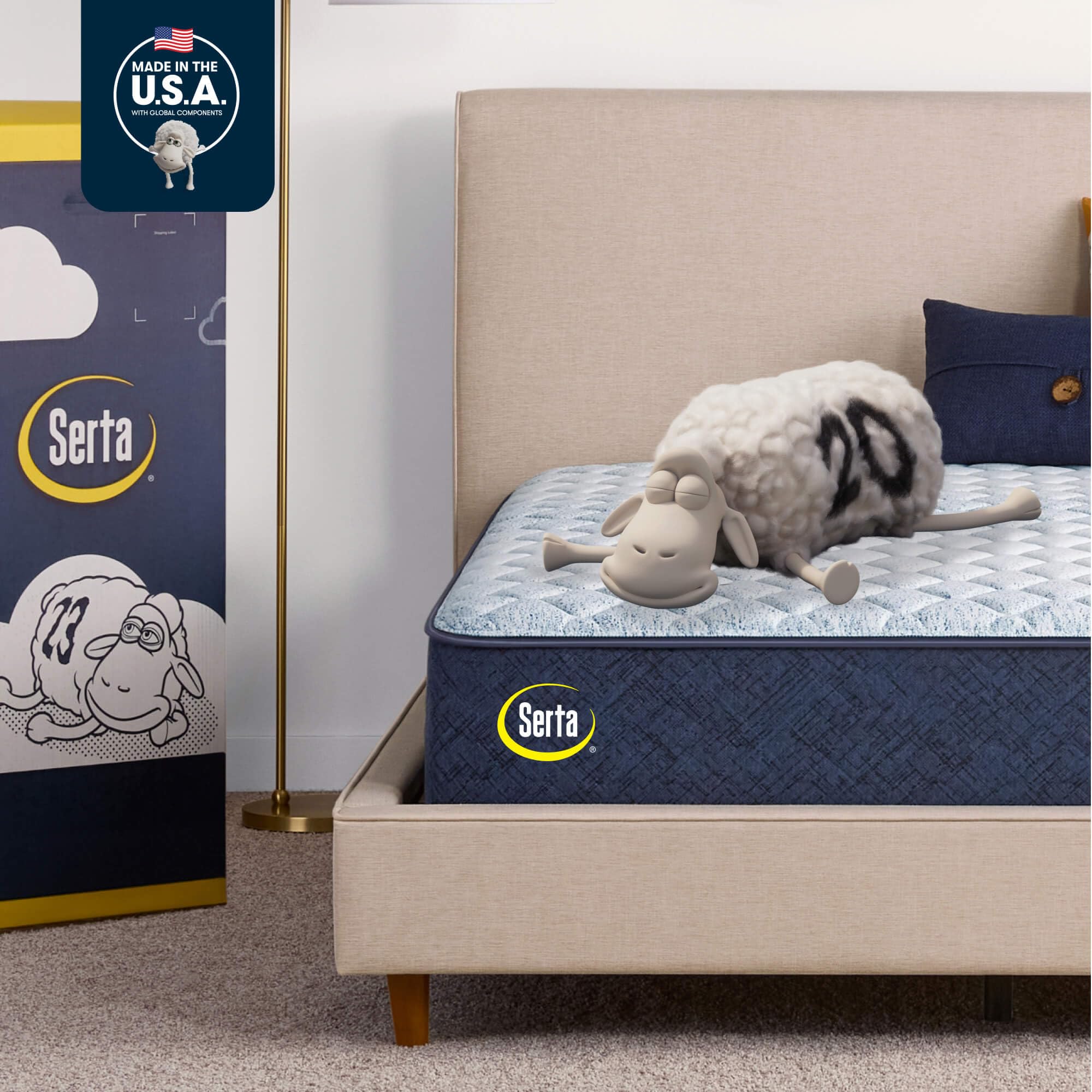 Photo 1 of Serta Sleeptrue Firm 11" Full Hybrid Mattress in a Box, Cooling, Breathable, and Pressure Relieving - 100 Night Trial, CertiPUR-US Certified and 10 Year Limited Warranty